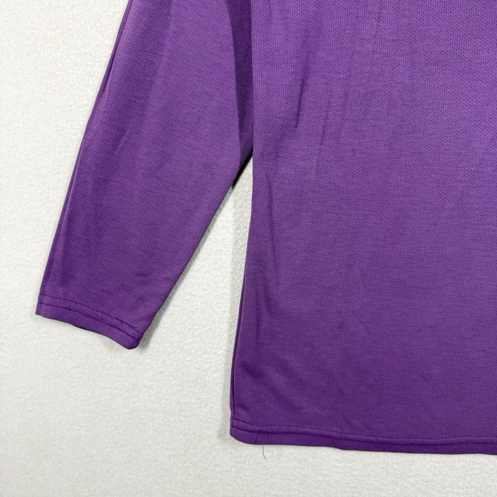 DRIFIRE FR Shirt Men Large Flight Deck Long Sleeve Jersey Flame Resistant Purple - Picture 8 of 12